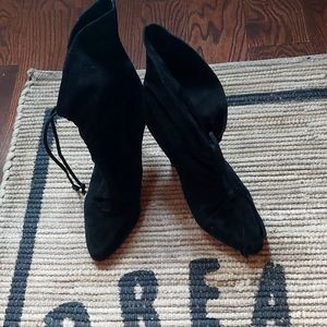 Aldo black suede boots